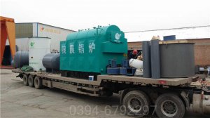 2.1mw冷凝熱水鍋爐