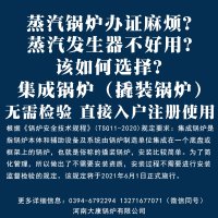 撬裝鍋爐（集成鍋爐）無需安裝檢驗 直接入戶